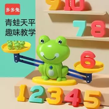 Лягушка Математическое равновесие, Развивающие игрушки для раннего образования детей, Интеллектуальное развитие Детское когнитивное логическое мышление разноцветный