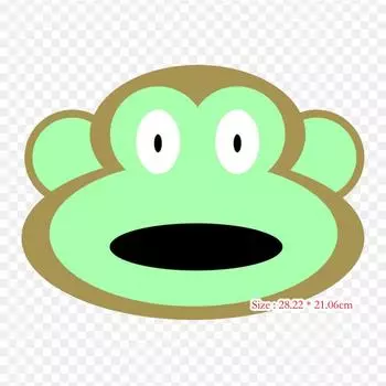 Лягушка Мичиган J утюг на термопереносной печати виниловые нашивки наклейки для одежды DIY аппликации моющиеся нашивки