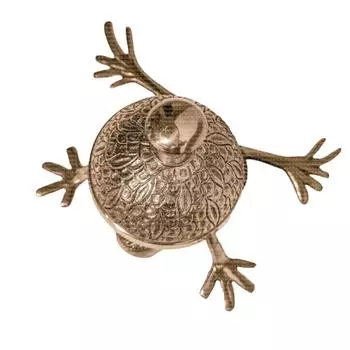 Лягушка офисный латунный звонок на стол уникальный винтажный морской антикварный отель стойка декоративные звонки колокольчики подарки для папы рождественский декор