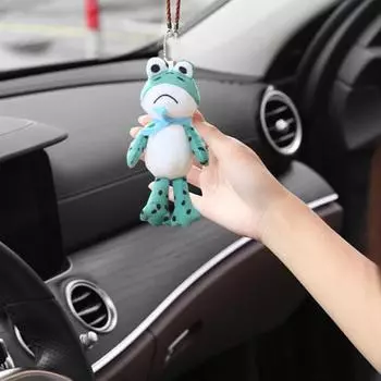 Лягушка, плюшевая подвеска, лягушка, милая длинная нога, зеленые мягкие плюшевые декоративные куклы, брелок для ключей с животными, рюкзак Frog