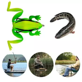 Лягушка приманка силиконовая 6.5см 19г плавающая мягкая лягушка рыболовная приманка искусственная приманка мягкая приманка для окуня сома рыболовные инструменты Turquoise