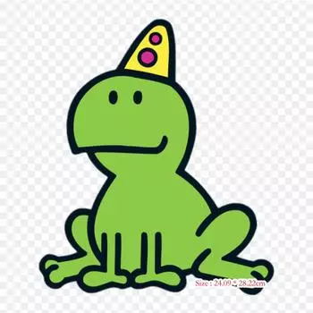 Лягушка, термопереносная печать, виниловые нашивки, наклейки для одежды, аппликации «сделай сам», моющиеся нашивки