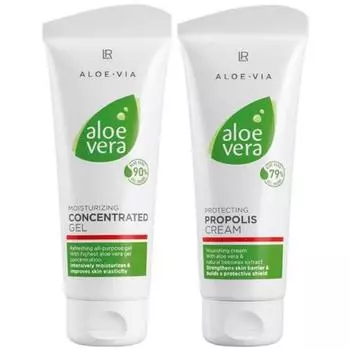 LR LR Aloe Via Vera Интенсивный увлажняющий набор Концентрированный гель и крем с прополисом