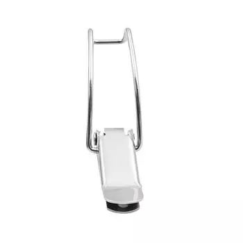 Lron Hasp Latch Lock Metal Box Locking Long Toggle Catch Buckle Loaded Hinges Furniture Hardware Accessories 201 Stainless Steel