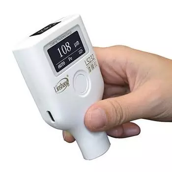 LS232 двойной OLED автомобильный толщиномер тестер краски автомобиля измеритель толщины покрытия -40 инструмент обнаружения толщины покрытия части