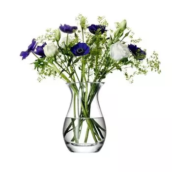 LSA FW02 Flower Posy Vase H7.5in Clear