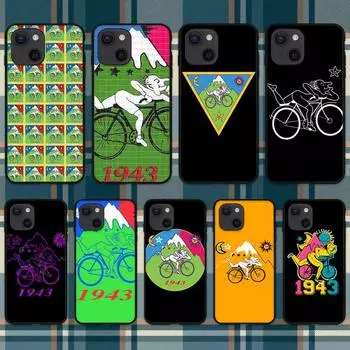 LSD - Albert Hofmann - Чехол для телефона Bicycle Day для iPhone 11 12 Mini 13 14 15 Pro XS Max X Plus SE XR Shell iPhone12PRO