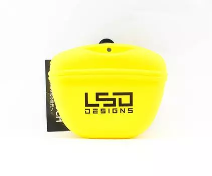 LSD Kuzu Pouch Силиконовый зажим на 11,5 x 13,5 см Неоново-желтый (9353)