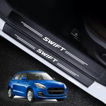 LSMQCPJ для нового Suzuki Swift ZCEDS ZCDDS ZDDDS ZDEDS Z04 Series ZC Series ZD Series Swift All Series Наклейка для защиты порога автомобиля из углеродного волокна
