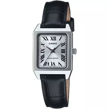 Ltp B150l 7b1ef CaSio женские кварцевые аналоговые часы с ремешком из нержавеющей стали черного и белого цвета