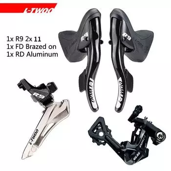 LTWOO R9 Speed Road Bike 4 Kit Shifter + Rear Drailler + Front Drailler Совместимость с Shimano