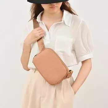 Сумка Lu Same, поясная сумка, водонепроницаемая нагрудная сумка из полиэстера, поясная сумка для бега на открытом воздухе, сумка-мессенджер, мужская и женская тканевая сумка для мобильного телефона. коричневый