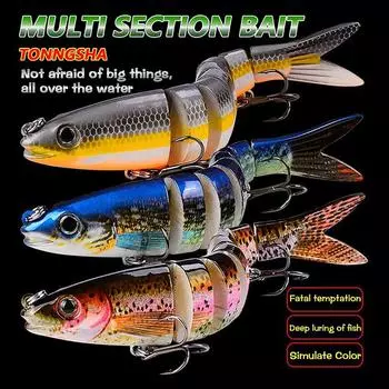 Lua Bait Knobby Fish 19G13.5Cm True Long-Distance Casting Sinnow Bass Gan Fish Dogfish Blackfish Пресноводная морская рыбалка as the picture