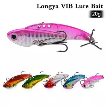 Lua Sequins 20G/6Cm Dragon Teeth Vib Lead Fish Metal Sequins Fishing Lure Fake Bait Fishing Tackle C
