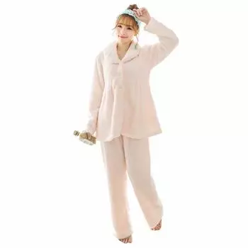 Luanna Jena Fluffy Long Sleeve Pajama Set QW443 Women s (Pink) розовый