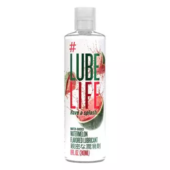 Lube Life Aqueous Personal Lotion Лосьон-смазка для женщин и пар 8 унций 240 для мужчин, (240 мл) (Арбуз, мл)