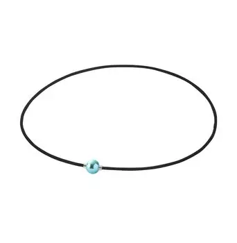 Любимое ожерелье Hayata phiten RAKUWA EXTREME, зеркальный шар, мята, 45 см [продукт Hina] (легкий) зеленый/серебряный