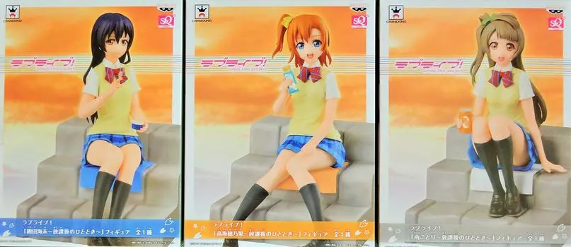 Люблю жить! Набор фигурок «~Моменты после школы~» [Хонока, Уми, Котори]