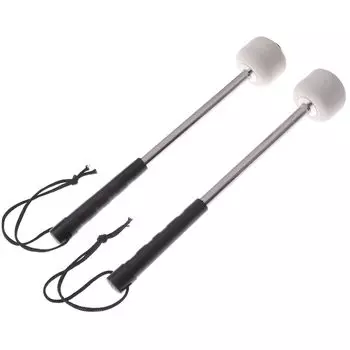 Lubonarie Bass Drum Mallet Drum Drum Stick Marching Gong Litamperi Big Drum Set of 2 (белый) белый