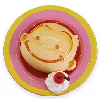Любопытный Джордж - талисман еды Gacha Gacha - капсульная игрушка Вкуснятина! [4. Пудинг] (один предмет)