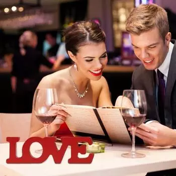 Любовь Деревянное Украшение Настольный Декор Буква Деревянный Блок Отдельностоящий Знак Любви для Дома День Святого Валентина Вечеринка Свадьба Годовщина Декор красный