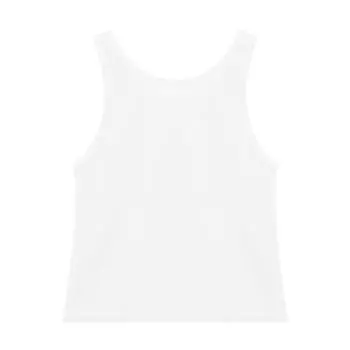 Любовь и Нэнси Многослойная сетка Круглый вырез Разрезной дизайн Летний жилет One Size