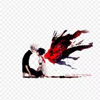 Любовь Канеки и Тоука Кен Канеки Токийский Гуль, железные нашивки для одежды, наклейки с аппликацией на одежду, термочувствительная нашивка на заказ