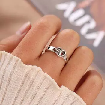 Любовь Ремень Пряжка Роскошные Дамы Кольцо Пара Обручальное Вечерние Ювелирные Изделия