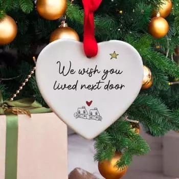 Любовь Сердце Тег Орнамент Акриловое Ремесло Украшение для Рождественской Елки Зеркало Заднего Вида Автомобиля Праздничная Вечеринка Украшение Дома на Рождество День Святого Валентина D