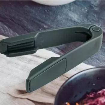 Любые щипцы для барбекю Щипцы для еды Зажим для еды без пригорания Щипцы для барбекю Зажим для хлеба Посуда Кухонный инструмент серый