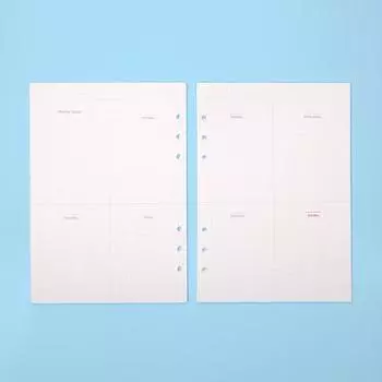 Luca Lab A5, внутренний лист с шестью отверстиями, еженедельник, том 2, популярная фраза в Корее. Single option