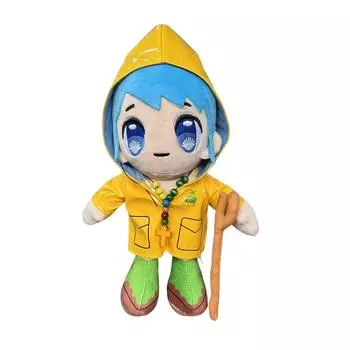 Luce Vatican Mascot Pilgrimage Girl Yellow Clothed Girl Fun Plush Toy Keychain, Plush Bag Decoration, Plush Cuisine Cuisine, Gift toy 30*20*10cm