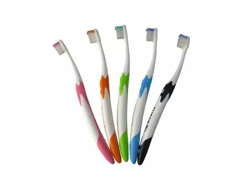 Lucero GC Shero Toothbrush Picera M 5 colors assorted 10 pieces set for teenagers B-20