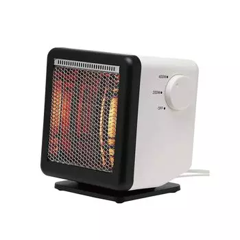 Лучевой обогреватель электрическая плита Отопление Дальний инфракрасный кубический тип Белый Переключение 2 уровня ВЫКЛ 20 градусов Угол небольшой энергосберегающий компактный портативный туалетный столик