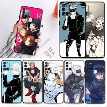 Лучшие чехлы Dark Jujutsu Kaisen Jjk для Samsung Galaxy M12 M22 M32 5g M31 M30s M23 M51 M52 M33 M13 M31, силиконовый чехол Samsung M30s