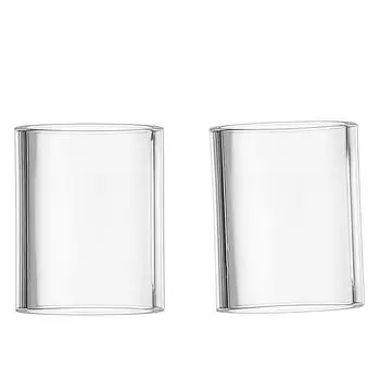 Лучшие гитарные слайды 2 шт. Гитарные слайды для пальцев Слайд-тон-бар Слайд-слайдер Стеклянный слайд для бутылочного горлышка Крючок Настенное искусство 28 x 25 мм