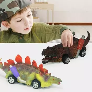 Лучшие подарки Игрушки для мальчиков и девочек в возрасте 3-9 лет Машины-динозавры