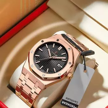 Лучшие роскошные брендовые мужские часы, водонепроницаемые, светящиеся, модные, кварцевые наручные часы, многофункциональные, спортивные, с большим циферблатом, хронограф