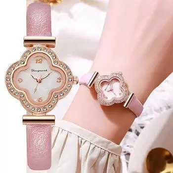 Лучшие удачные дизайнерские женские кварцевые часы, модные платья, женские наручные часы, лучшие подарки, часы для жены, семьи, друга чёрный