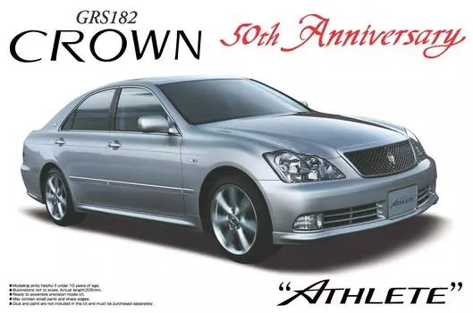 Лучший автомобиль GT Series SP GRS182 Crown Athlete 50th Anniversary 1/24 (модель H17)