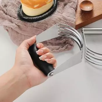 Лучший блендер для теста из нержавеющей стали с мощными лезвиями, толкушка для картофеля, молоток для мяса, кондитерские изделия, инструменты для выпечки серебряный