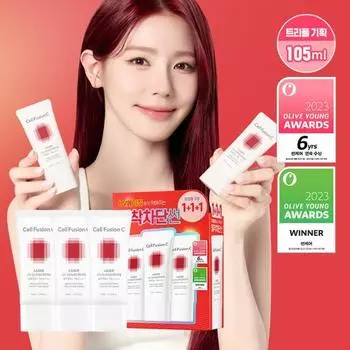 [Лучший/Блокировщик адгезии] Cellfusion C Laser UV Sunscreen 35 мл Triple Limited Edition, корейский солнцезащитный крем
