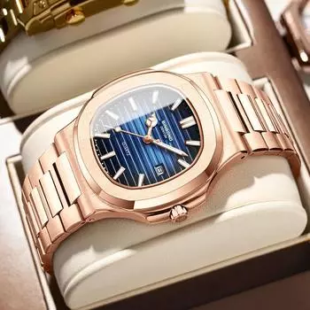 Лучший бренд класса люкс модные дайверские часы мужские 30ATM водонепроницаемые часы с датой спортивные часы мужские кварцевые наручные часы