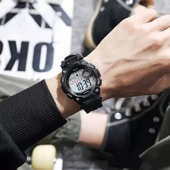 Лучший бренд, роскошные мужские цифровые часы, водонепроницаемые военные наручные часы, секундомер, спортивные часы для мужчин, часы жёлтый