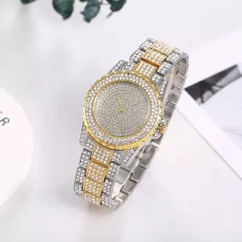 Лучший бренд роскошные женские часы Shine Steel женские кварцевые наручные часы женские новые лучшие подарки часы золотистый