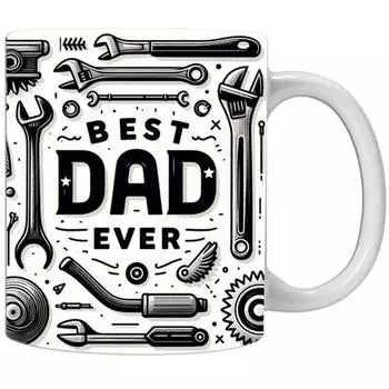 Лучший папа на свете День отца Папа Керамическая кофейная кружка Чайная чашка Инструменты 301-400ml