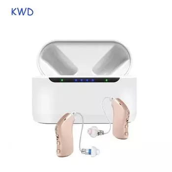 Лучший перезаряжаемый цифровой слуховой аппарат, невидимый усилитель звука для ушей, мощные слуховые аппараты для глухоты, пожилых людей