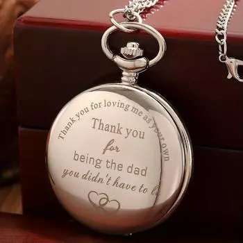 Лучший подарок, карманные часы, кварцевые карманные часы, цепочка для часов, мужской подарок, подарок на день отца