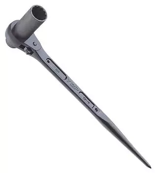 Лучший сверхдлинный гаечный ключ с храповым механизмом 19x24 мм, одинарный, длинный, изготовлен в Японии (ТОП) 2 RM-19x24SL Цубамэ-Сандзё