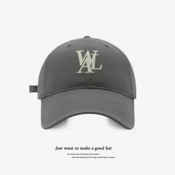 Лучший товар! Высококачественные универсальные бейсболки с мягким верхом для мужчин и женщин на весну и лето в одном стиле с вышитыми фирменными буквами. чёрный